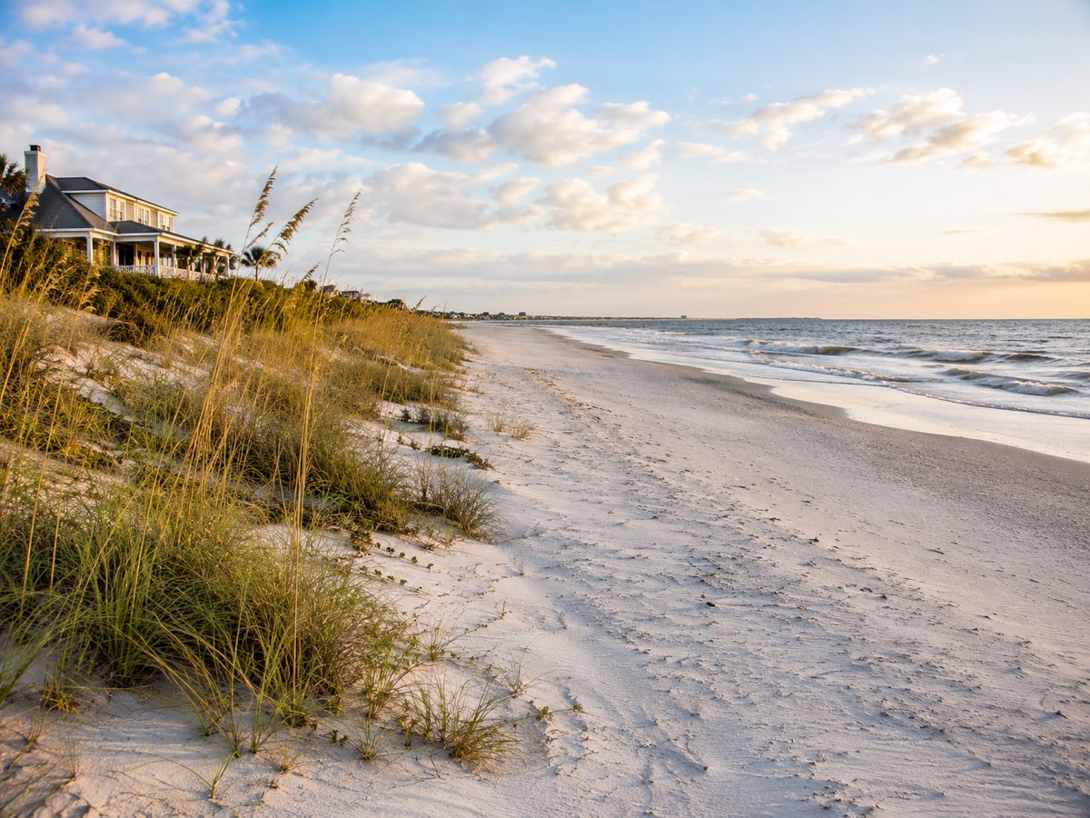 Charleston coastline, South Carolina