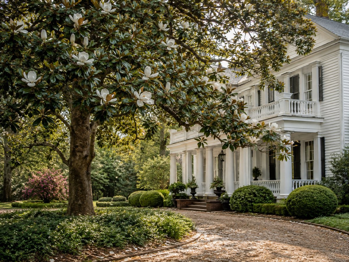 Southern magnolia in bloom — the Notable South emblem